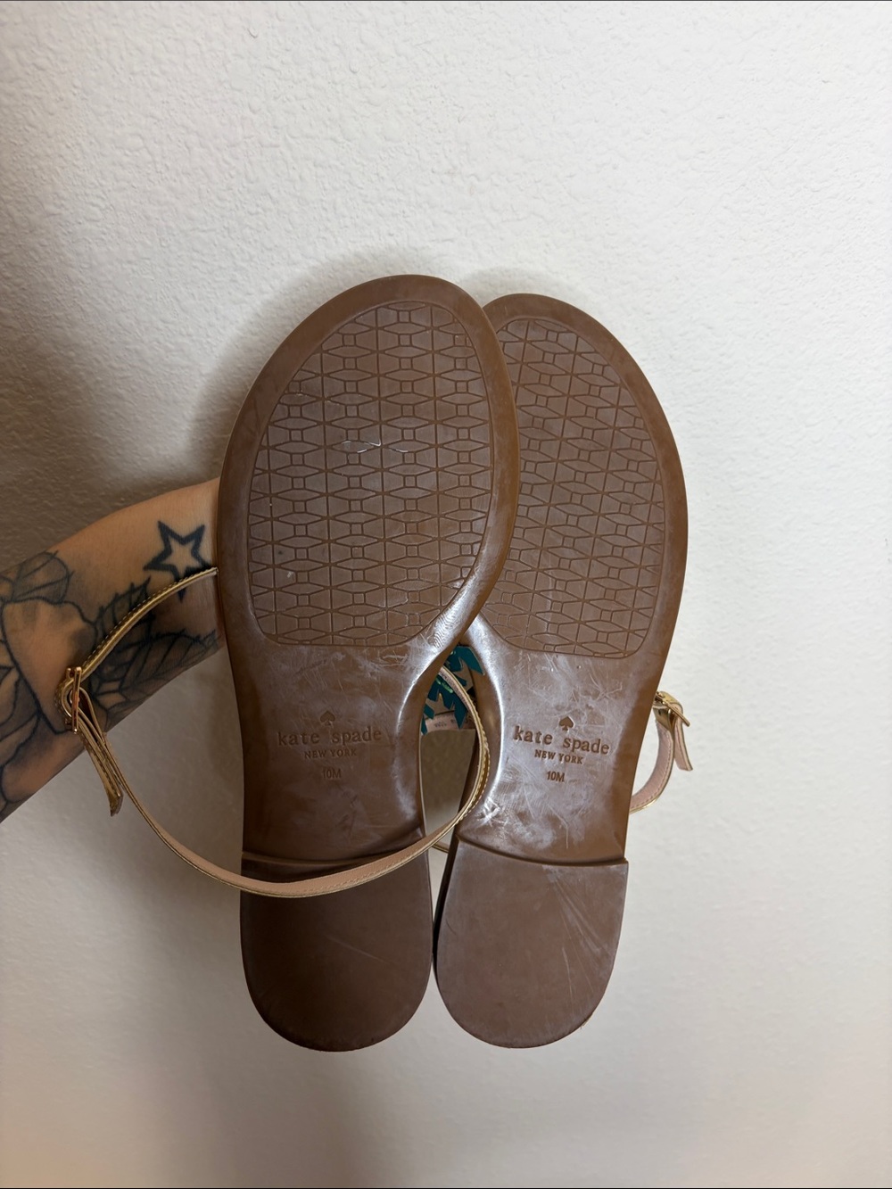 Kate Spade | Women’s Solana Palm Tree Sandals Size 10 - Picture 5 of 6